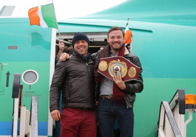 Andy Lee with Adam Booth