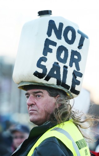 Anti Water Charges Campaigns Protests