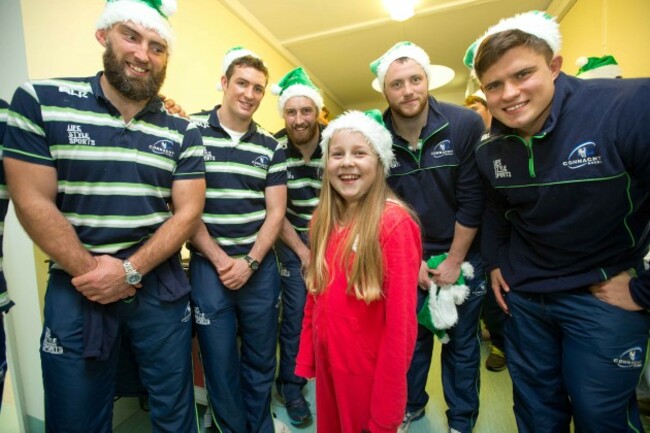 John Muldoon, Dave McSharry, Aly Muldowney, Eoin McKeon and Dave Heffernan with Katie Lenihan