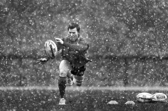 Cathal Sheridan during Munster training