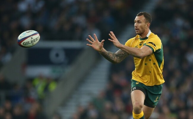 Australia&Otilde;s Quade Cooper  29/11//2014