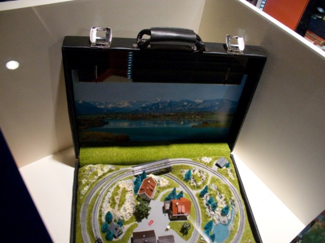 Briefcase Train Layout