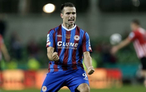 Christy Fagan at the final whistle