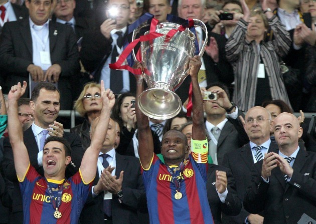 Soccer - UEFA Champions League - Final - Barcelona v Manchester United - Wembley Stadium