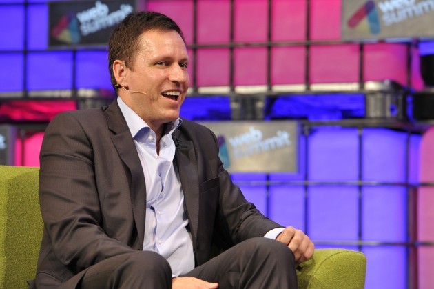 Peter Thiel at this year's Web Summit in Dublin