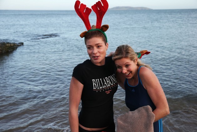 Christmas Day swim at Portmarnock