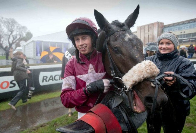 Bryan cooper celebrates winning on Clarcam