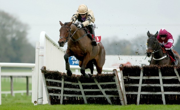 Nicholas Canyon ridden by Paul Townend clears the last to win