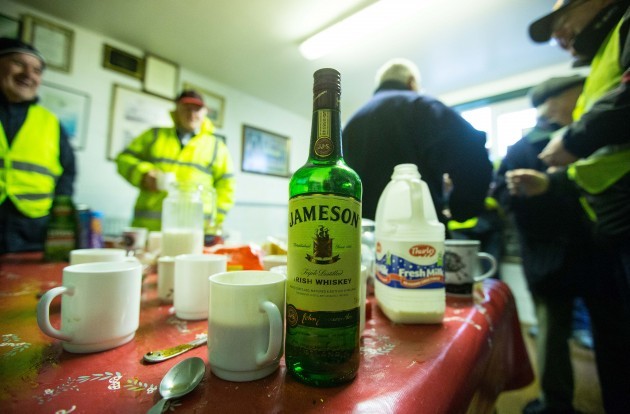 General view of a bottle of Jameson