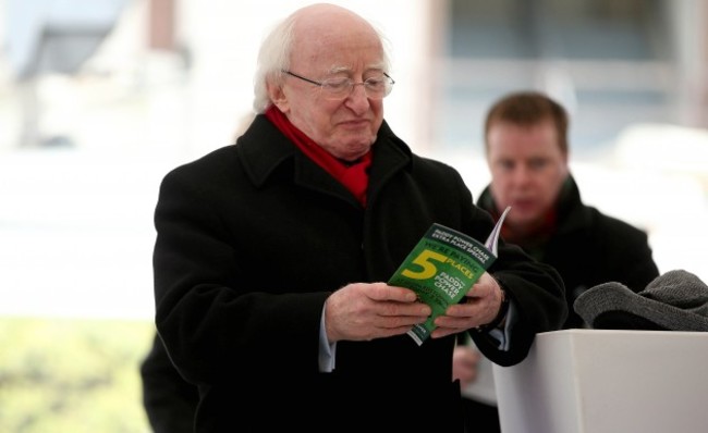 President Michael D Higgins