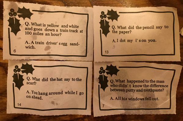 11 of this year's Christmas cracker jokes that will make you give up on the world