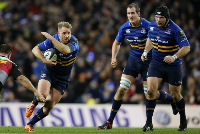 Luke Fitzgerald with Devon Toner and Mike Ross 13/12/2014