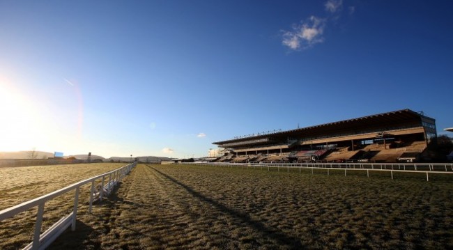 General view from Leopardstown racecourse this morning