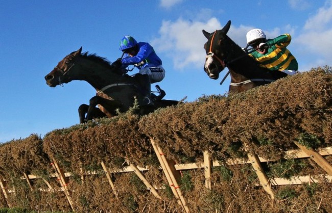 Ruby Walsh onboard Hurricane Fly clears the last