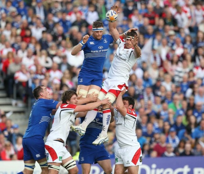 Jamie Heaslip and Robbie Diack