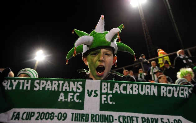 Soccer - FA Cup - Third Round - Blyth Spartans v Blackburn Rovers - Croft Park