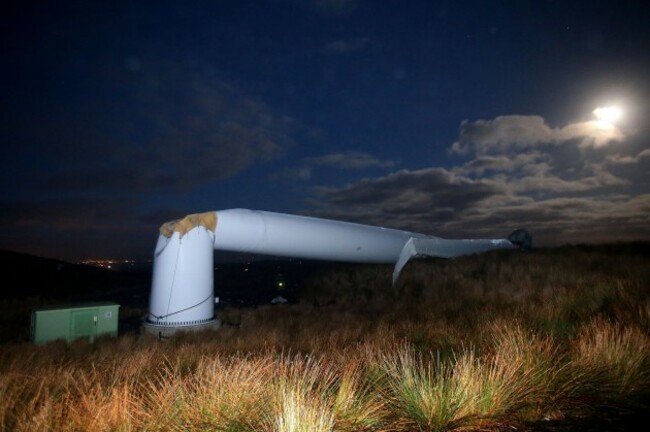 Collapsed turbine