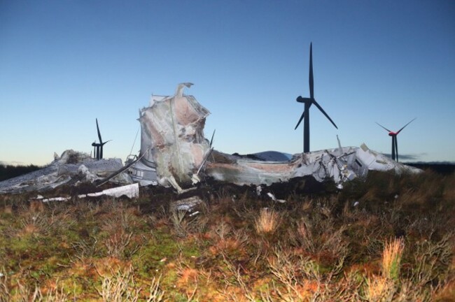 Collapsed turbine