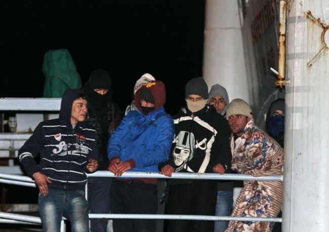 Italy Migrants Stranded at Sea