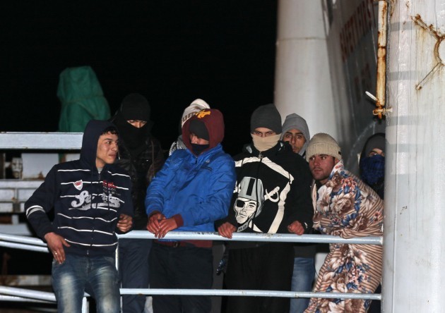 Italy Migrants Stranded at Sea
