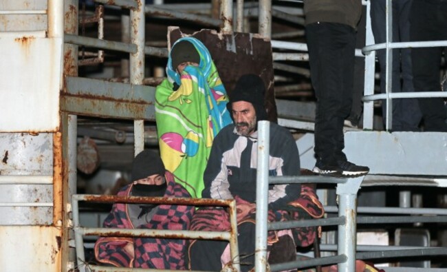 Italy Migrants Stranded at Sea