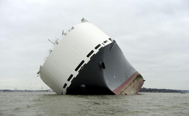 Solent ship grounding