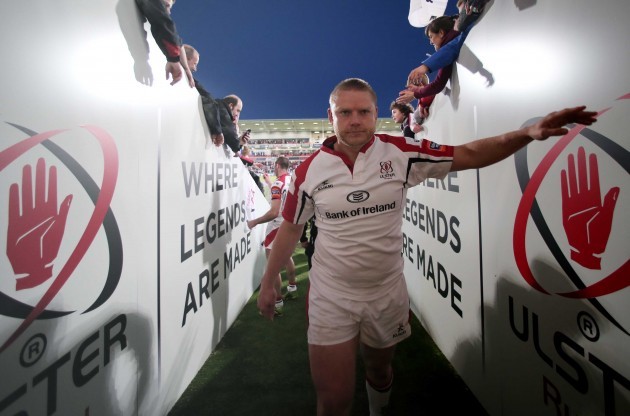 Tom Court says farewell to the fans at Ravenhill