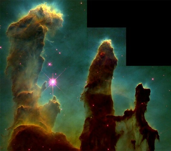 These pictures of the 'Pillars of Creation' are INCREDIBLE