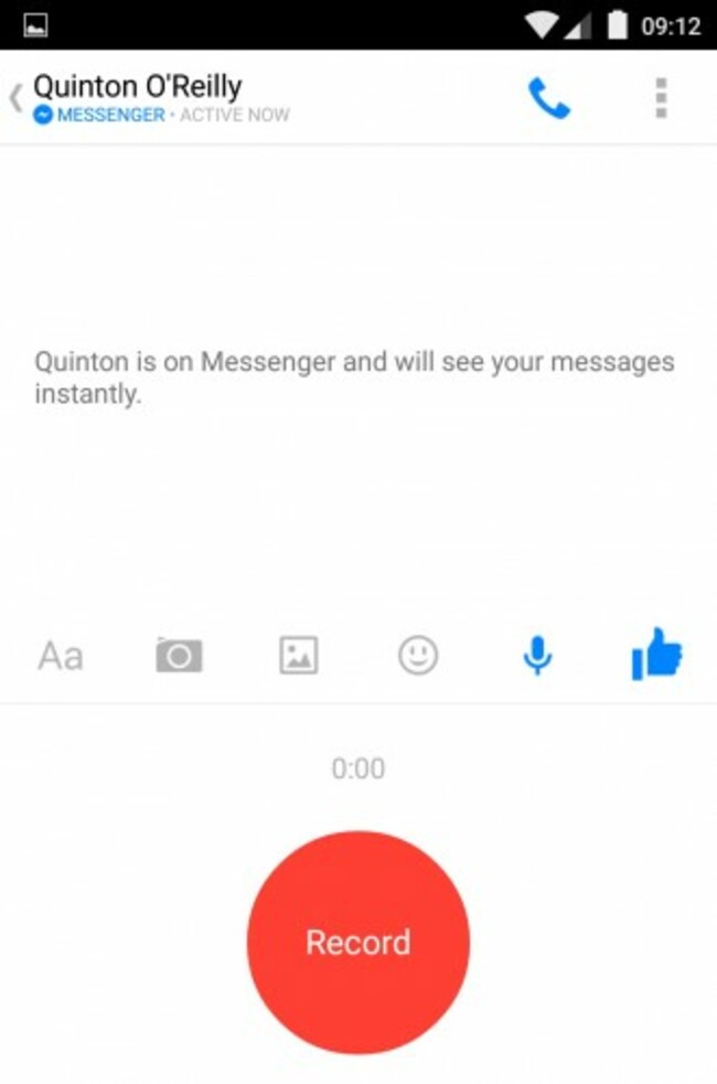 Audio FB Messenger