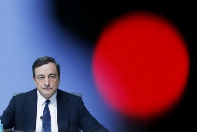 ECB president Mario Draghi is under pressure to act