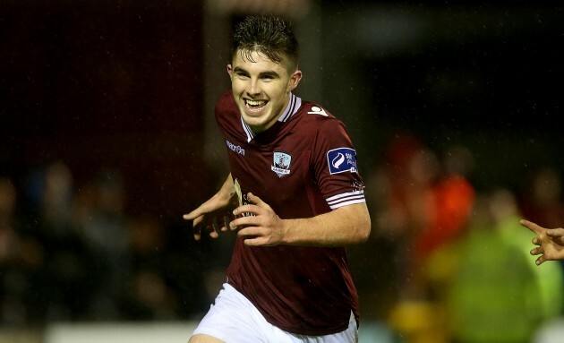 Ryan Manning celebrates scoring his side's second goal