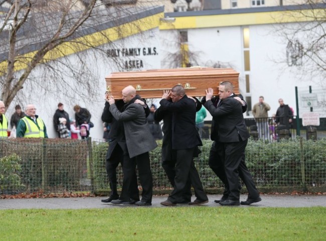 Gemma Nolan funeral in Holy Family Chu