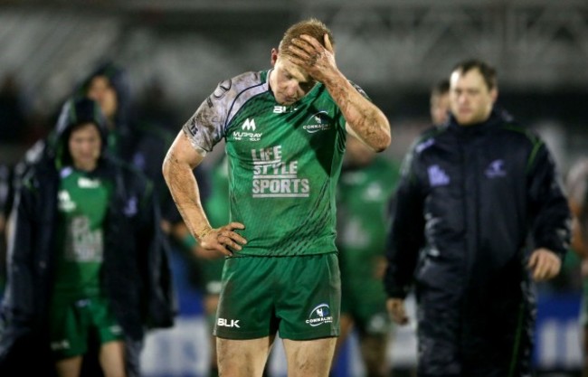 Darragh Leader dejected after the game