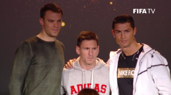 Ballon d'Or trio