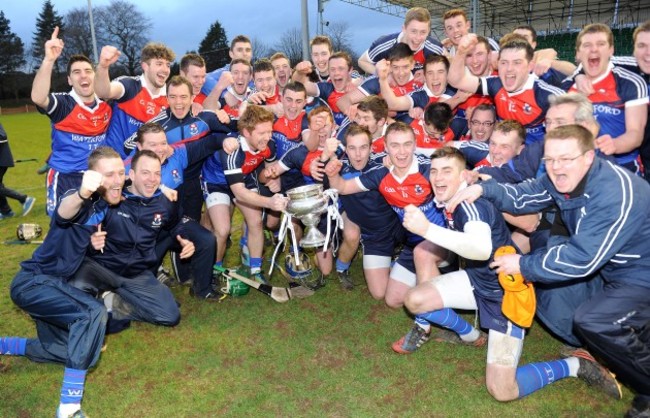 Waterford IT celebrate with the cup