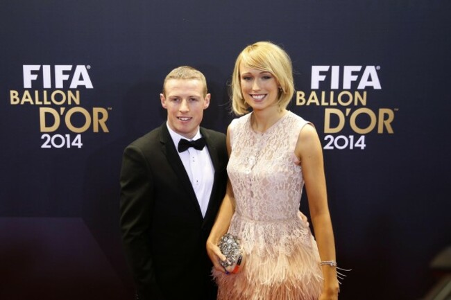 Stephanie Roche with boyfriend Dean Sambra