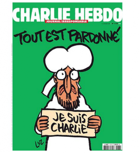 Touching 'All is Forgiven' Charlie Hebdo cover released · 