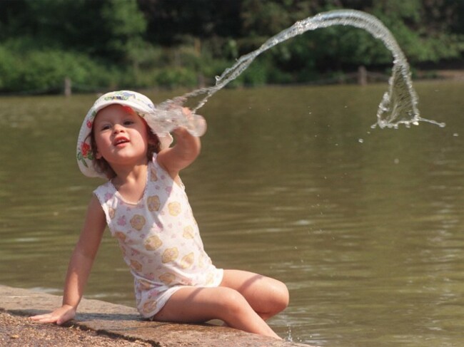 Heatwave water baby