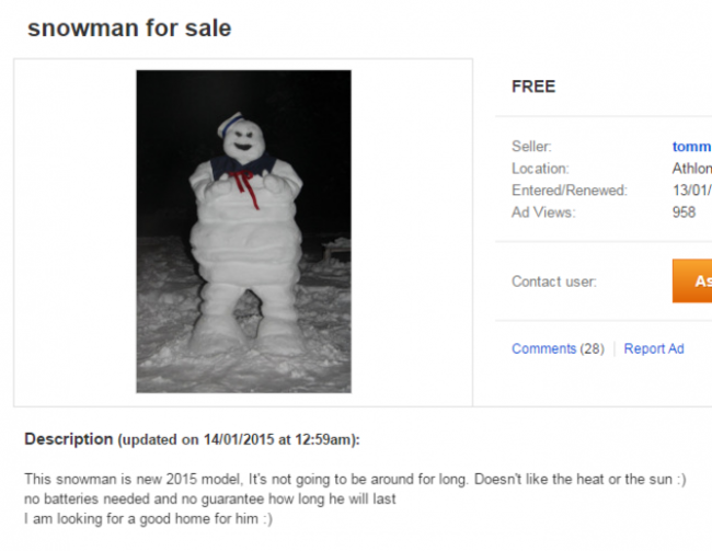 asnowman