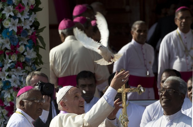 Sri Lanka Pope Asia