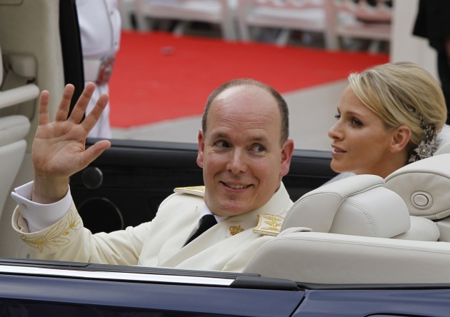 Prince Albert II of Monaco and his wife, Princess Charlene
