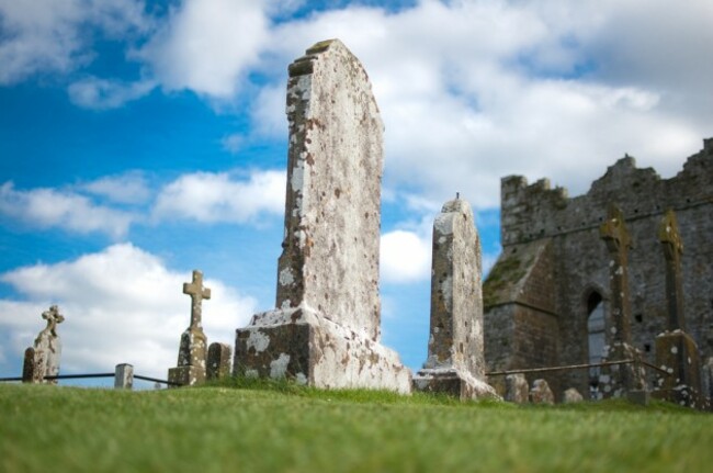 dramatic sky @rock of cashel