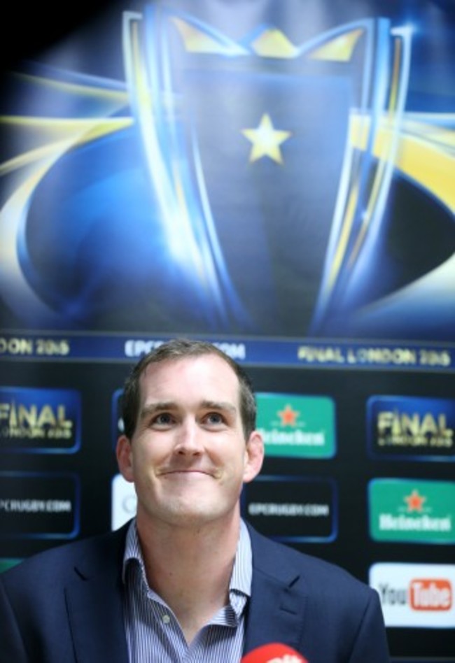 Devin Toner speaking after the game