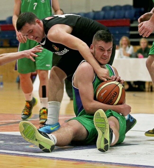 Andrew McGeever with Ciaran Maher