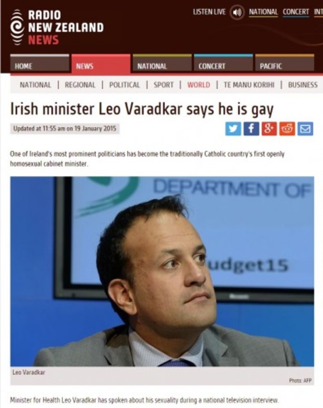 varadkar new zealand