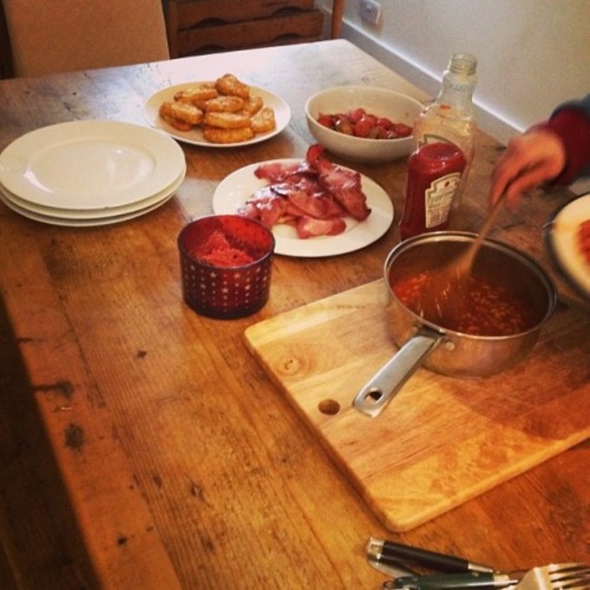'I hate people who Instagram food' #shh #sunday #fry #up