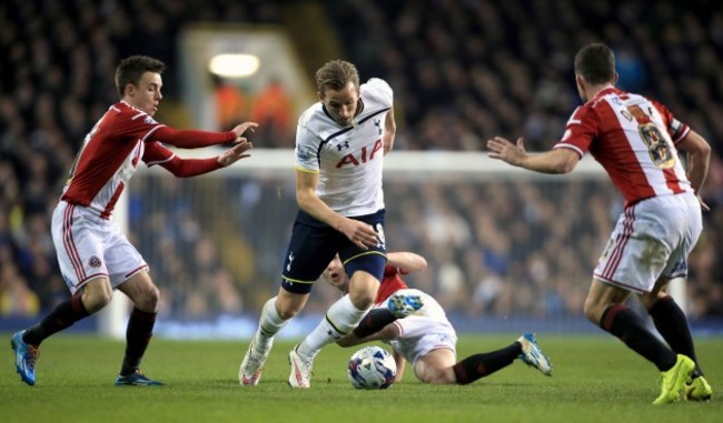 Soccer - Capital One Cup - Semi Final - First Leg - Tottenham Hotspur v Sheffield United - White Hart Lane