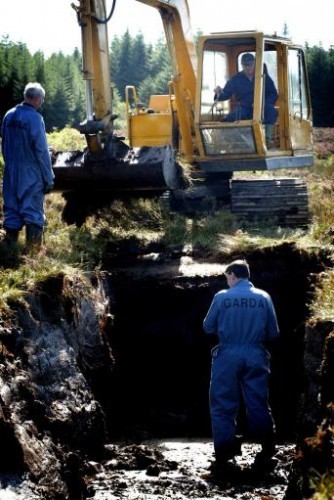 Digging for the remains of Columba McVeigh