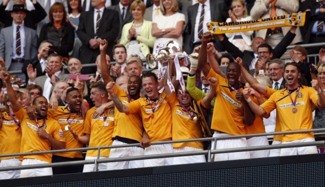 Soccer - Skrill Football Conference - Play-off Final - Cambridge United v Gateshead - Wembley