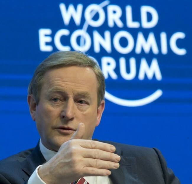 Enda Kenny Davos